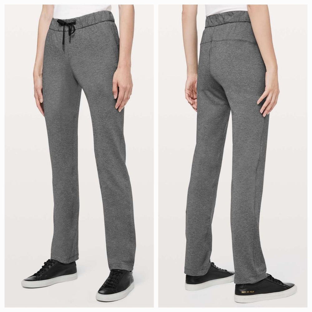Lululemon Track Pants Women's Gray Drawstring Pants Size 10